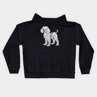 Golden Doodle Dog Kids Hoodie